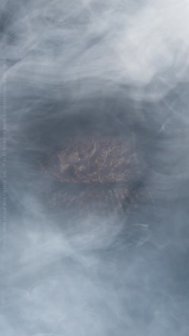 Swirling smoke