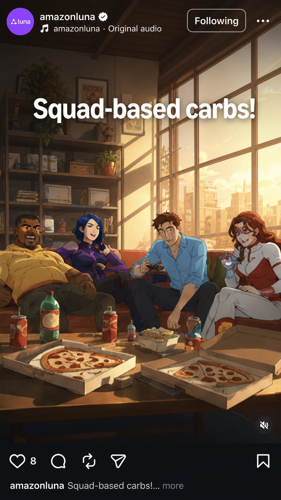 Social post: Squad-based carbs!