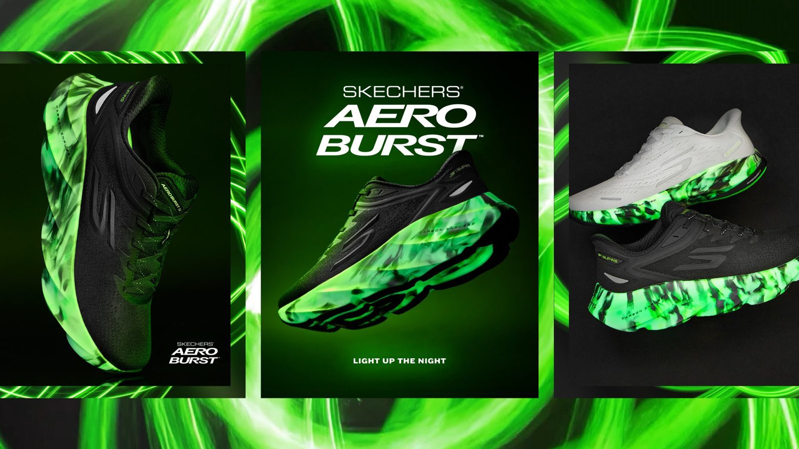 Aero Burst glow product posts